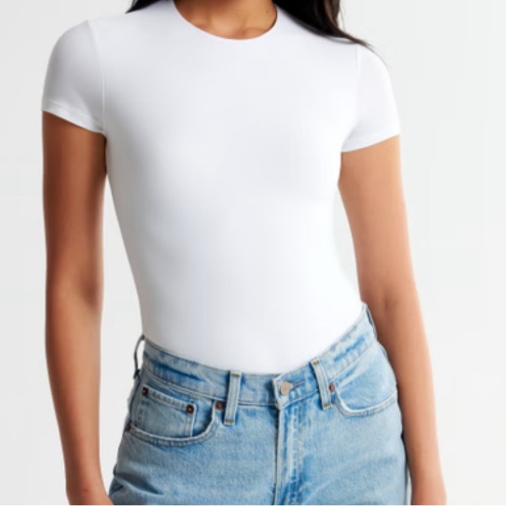 Abercrombie & Fitch White Bodysuit
